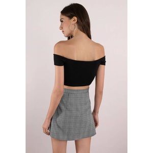 Skirts - π Plaid Wrap Mini Skirt Skirts - π Plaid Wrap Mini Skirt